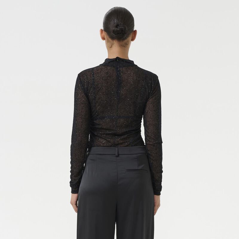 Gestuz Glimma High Neck Blouse image number 1